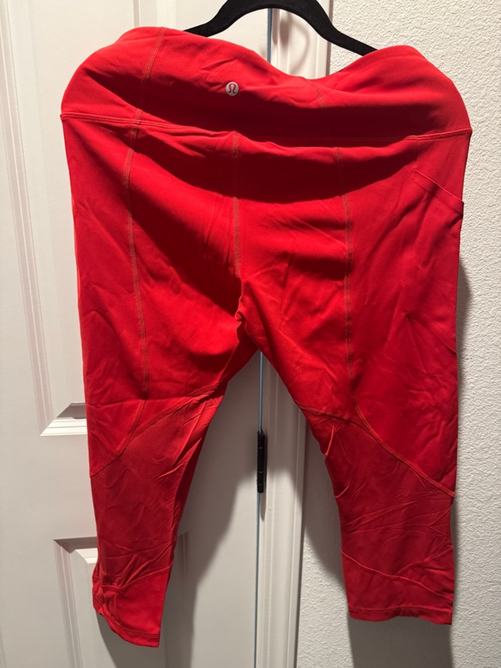 lululemon athletica Women’s' Red Cropped Athletic Leggings